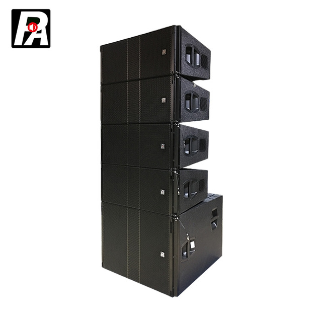 Customized Professional Line Array Speaker Set Passive Active Design with Flight Case for Concert Stage Manufacturer Price