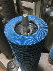 125*22.23mm T29 T27 5 pouces Zirconium 40 #   60 #   80 #   120 #   <span class=keywords><strong>Disque</strong></span> <span class=keywords><strong>à</strong></span> lamelles en carbure de silicium <span class=keywords><strong>Flapper</strong></span> pour le meulage du marbre, du verre et du métal - Product Image 3