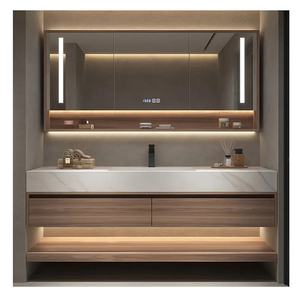 <span class=keywords><strong>Mobile</strong></span> <span class=keywords><strong>Bagno</strong></span> Moderno Personalizzato con LED, Resistente all'Acqua, Specchio da <span class=keywords><strong>Bagno</strong></span> Sospeso a Parete <span class=keywords><strong>per</strong></span> Appartamenti e Ville - Product Image 1