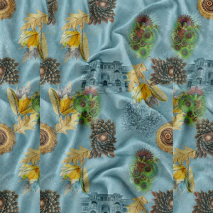 Tela Estampada 100% Poliéster, Textil Tejido, Material Decorativo para Prendas de Vestir - Product Image 1