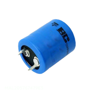 ตัวแทนจำหน่ายอย่างเป็นทางการ ตัวเก็บประจุแบบ Through Hole CAP ALUM 47UF 20% 450V SNAP TH 47 uF MAL205767479E3 - Product Image 1