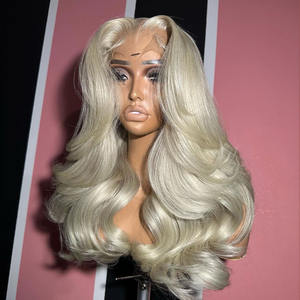 <span class=keywords><strong>Parrucche</strong></span> frontali in pizzo <span class=keywords><strong>biondo</strong></span> <span class=keywords><strong>platino</strong></span> 100% capelli vergini vietnamiti - Product Image 5