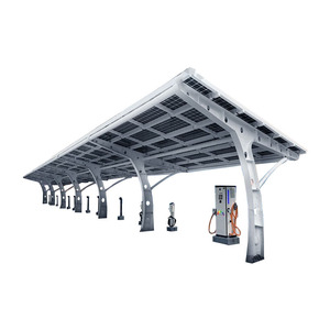 Cochera Solar Exclusiva con Paneles Fotovoltaicos de 1-199 m², Estructura de Acero, Estación de Carga para Vehículos Eléctricos - Product Image 1