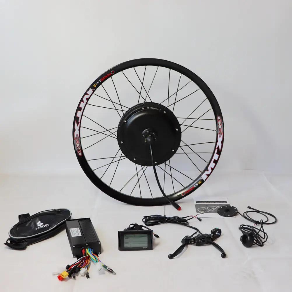 E Bike Kit 48V 1500W Elektrische Fiets Kit Elektrische Fiets Conversie Kits Voor 20 "24" 26 "700C 28" 29"