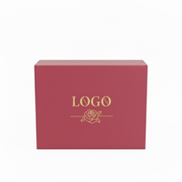 Nouvelle boîte cadeau rigide en carton de luxe à logo personnalisé, grand format, doublée d'une éponge, avec lamination mate, magnétique, pliable, vente chaude