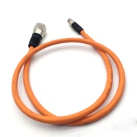 Adaptateur blindé SVLEC industriel IP67 60V 9A M12 T Code vers connecteur d'alimentation 7/8'' 4 broches mâle/femelle en matériau PA66 certifié CE