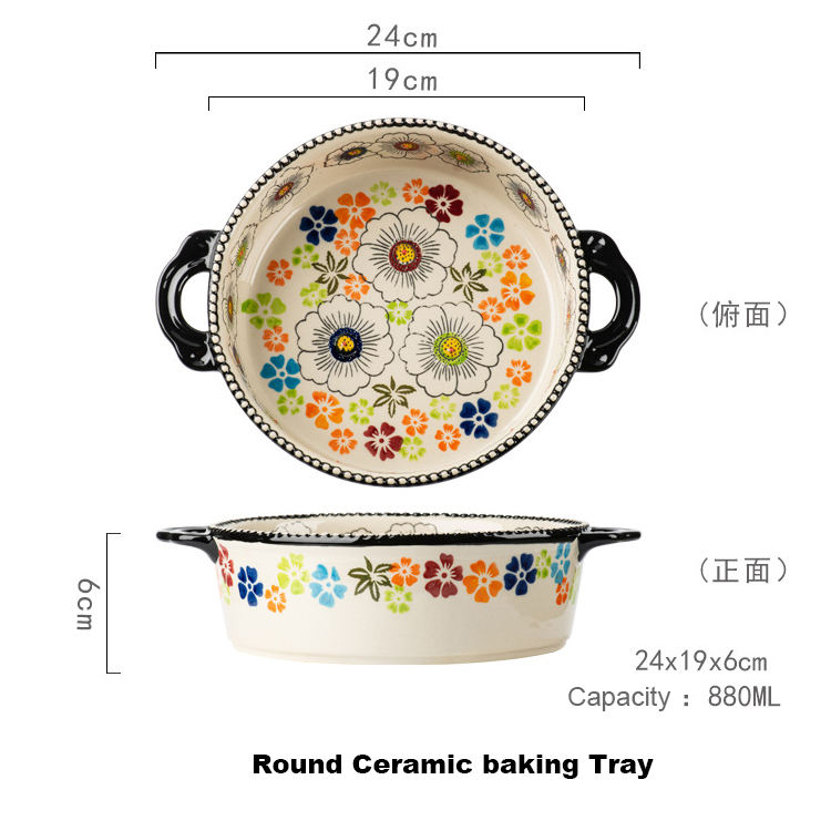 Round baking tray