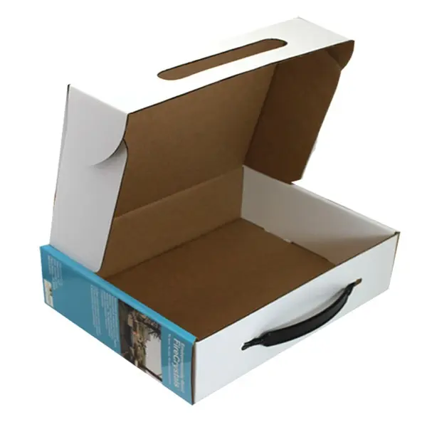 מרית נייר קרטון גלי מתנה קופסת משלוח מודפס מותאם אישית תיבות אריזה עבור עסקים קטנים