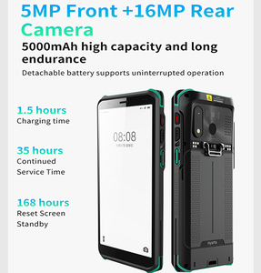 Hyatta รุ่น6S WIFI 5G LTE NFC เครื่องสแกนบาร์ค็อดที่เก็บข้อมูลอุตสาหกรรมแบบมือถือแอนดรอยด์14 <span class=keywords><strong>PDA</strong></span> สำหรับการขนส่งด่วน - Product Image 5