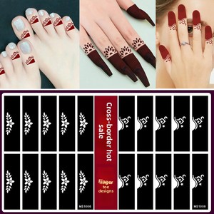 Pegatinas para Dedos al por Mayor, Plantillas <span class=keywords><strong>de</strong></span> Tatuajes DIY Inspiradas en Jugos, Bordados <span class=keywords><strong>de</strong></span> Patrones Pequeños, Henna Pintada a Mano con Diseños Calados - Product Image 4