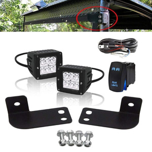 <b>LED</b> Off-Road <b>Light</b> <b>Bar</b> Kit 3 Inch 24W Aluminum Body With Mounting Brackets And Wiring Harness For ATV UTV - Product Image 2