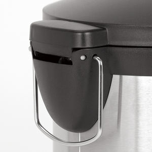 Poubelle de cuisine ovale en acier inoxydable de 30 litres Poubelle PE à commande au pied avec <span class=keywords><strong>couvercle</strong></span> pour maison, hôtel, salle de bain, sac de rangement emballé - Product Image 4