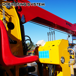 תוצרת סין בום ישר מנוף 3ton 6ton 8ton 12ton 8ton משאית רכוב עגור לבנייה - Product Image 6