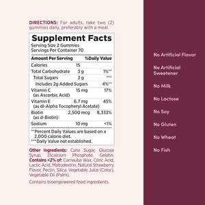 Bonbons gélifiés au collagène, marque privée OEM/ODM, multivitamines, produit de beauté, santé des cheveux, de la peau et des ongles, anti-rides, pour adultes, 60 unités - Product Image 5