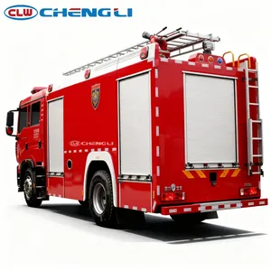 Camion de lutte contre l'incendie à mousse d'eau manuel CLW 4x2 8T avec châssis Sinotruk Howo de haute qualité, véhicule de sauvetage d'urgence pour la lutte contre l'incendie à vendre - Product Image 4
