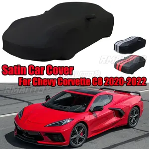 Funda Interior Completa para Chevrolet Corvette C8 2020-2022 Stingray, Satinada, Antipolvo, Protección UV, Antiarañazos, Elástica, Negra, Gris, Roja - Product Image 1