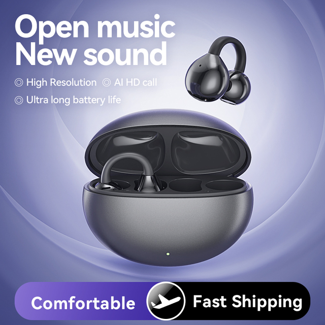 OEM Open Ear Headphones Ear Clip Earphones Wireless Earbuds Touch Control M91
