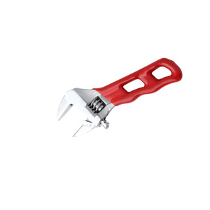 ประแจปรับได้ โครเมี่ยมวานาเดียมสตีล เมตริก ปากหยักด้านเดียว เกรดอุตสาหกรรม ใช้งานด้วยมือ ด้ามจับสีแดง - Product Image 1