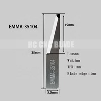 EMMA lame oscillante couteau à vibrations lame de coupe CNC en carbure divers modèles dont 32204 35115 35104 38104 32212
