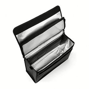 CUSTOM 17*12*6inch Fireproof and Waterproof <b>Document</b> <b>Bag</b> Easily Fits Binders and Legal Size <b>Documents</b> Filing Product - Product Image 6