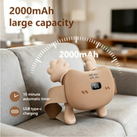 Masseur cervical et trapèzes mécanique multi-modes transfrontalier à vibration, alimenté par USB, batterie au lithium, cadeau, masseur professionnel