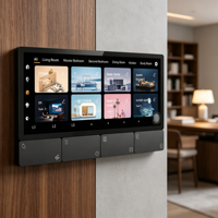 Panneau d'automatisation domestique intelligent 2026 avec écran IPS 6,2 pouces, Android 11, haut-parleurs doubles 15W, Wi-Fi, passerelle Tuya App, montage mural pour toute la maison