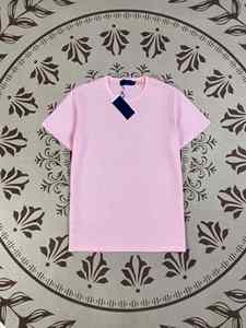 Camiseta de Manga Corta con Cuello Redondo, Cómoda y Transpirable, Bordada en Algodón de Alta Calidad, para Hombre y Mujer, al por Mayor - Product Image 2