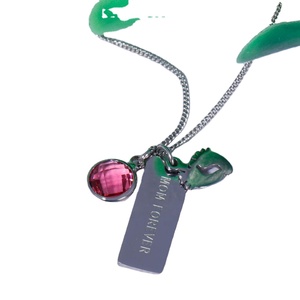 Birthstone Necklace <strong>Memorial</strong> Baby Feet Pendant Charms New <strong>Mum</strong> <strong>Gifts</strong>, Keepsake Jewelry - Product Image 3