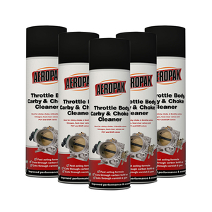 Aeropak Aerosol 500ml Car <span class=keywords><strong>Auto</strong></span> Throttle Body Cleaner Carb Motor de limpieza de automóviles Carburador de carbono Carb Choke Cleaner Spray - Product Image 2