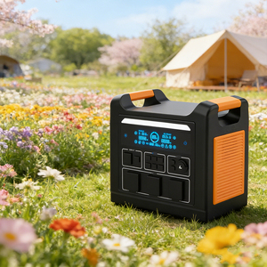 Customized 1000W MPPT Solar Outdoor Portable Power Station LiFePO4 Battery 1152WH Pure Sine Wave <b>Jump</b> <b>Starter</b> - Product Image 1