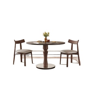 Silla de comedor nórdica de madera maciza con diseño minimalista moderno para uso en el hogar y la sala de estar de hoteles. - Product Image 4