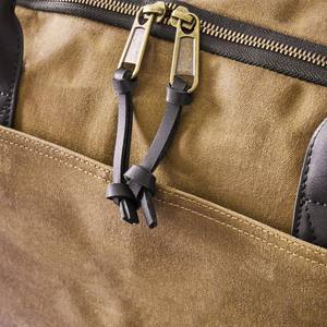 Bolso de mensajero para hombre, bolso impermeable Vintage para ordenador portátil, bolso de hombro resistente, maletín de lona encerada de cuero genuino - Product Image 5