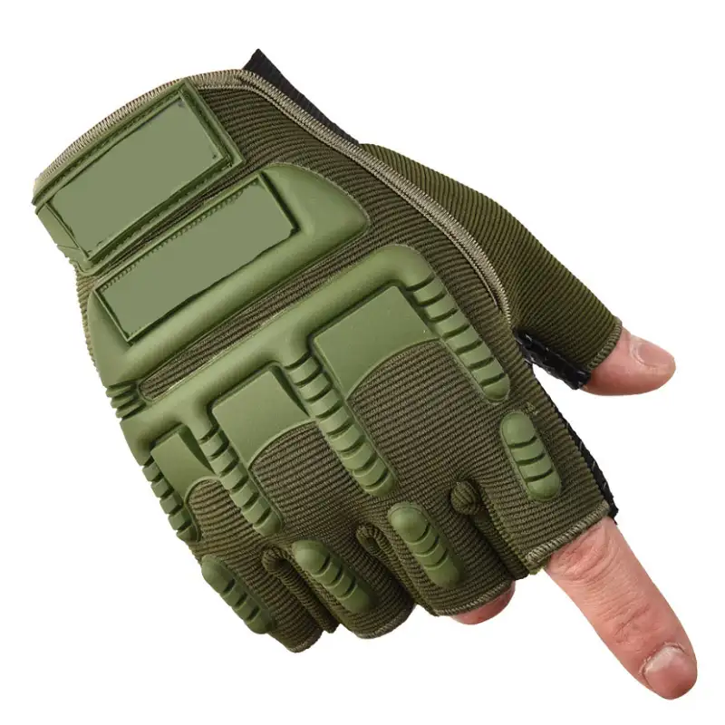 ספורט לנשימה אנטי להחליק ציד חצי אצבע לחימה צבאי טקטי צבא כפפות