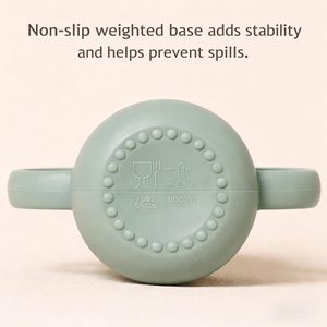 Gobelet d'apprentissage en silicone pour bébés, 2 poignées, gobelet d'apprentissage pour tout-petits, poignées faciles à saisir, gobelet pour bébés de 6 mois et plus, 150 ml - Product Image 4