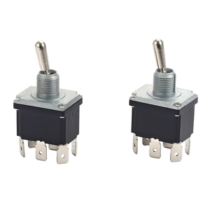 Interrupteur à bascule 2 pôles ON-ON avec borne à 6 broches, interrupteur à bascule M12 20A 12V 250V, interrupteur à bascule pour <span class=keywords><strong>bateau</strong></span> marin, vente chaude - Product Image 2