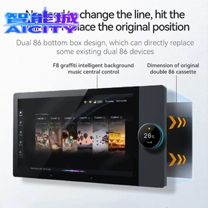 SQ 2025 AICITY Panel de Control Inteligente Zigbee para Hogar Inteligente, Pantalla Táctil de Pared Multifunción de 8 Pulgadas con Música, Centro Android - Product Image 2