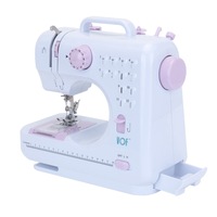 Mini machine à coudre domestique portable, machine à coudre surjeteuse à plat pour usage domestique, automatique et multifonctionnelle pour débutants