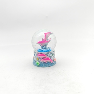 Globe à neige en résine avec logo personnalisé d'usine, souvenir touristique, vie marine, animal, Floride, <span class=keywords><strong>Miami</strong></span>, dauphin, tortue - Product Image 5