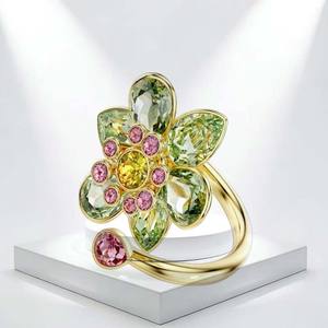 <span class=keywords><strong>Bague</strong></span> Éternité en Argent Sterling 925 avec Zircons Rouges, Roses et Blancs, Motif Nœuds, pour Femme, Bijou de Fiançailles, Design Ouvert, pour Mariage, Anniversaire, Fête - Product Image 5