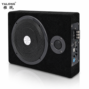 Système audio de <span class=keywords><strong>voiture</strong></span> avec <span class=keywords><strong>caisson</strong></span> de basses Bluetooth fin personnalisé de 8/10 pouces, enceinte en bois, solution OEM ODM, fabricant d'usine - Product Image 2