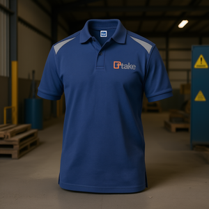 Polo à manches courtes bleu taille S pour le travail - Product Image 3