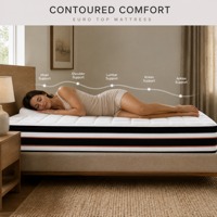 Rollbare Matratze Queen-Size Komprimierter Gel-Memoryschaum 5-Zonen Hypoallergener Baumwollbezug Mittlere Festigkeit für Schule Apartment