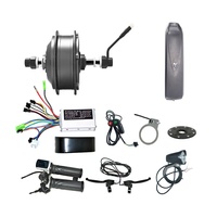 Kit de conversion de vélo électrique 350 watts LED LCD 24v 250w moyeu moteur kit de vélo électrique 36v 350 w avec boîtier de batterie