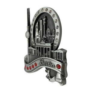 고품질 아연 합금 아트 데코 맞춤형 모양 냉장고 자석 베트남 런던 독일 기념품 냉장고 자석 - Product Image 3