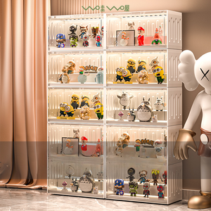 Présentoir <span class=keywords><strong>de</strong></span> jouets personnalisé <span class=keywords><strong>de</strong></span> luxe Boîte empilable transparente en acrylique pour figurine d'anime Boîte <span class=keywords><strong>de</strong></span> rangement <span class=keywords><strong>de</strong></span> cas - Product Image 2