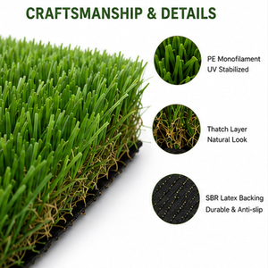 <span class=keywords><strong>Gazon</strong></span> artificiel vert de 20 mm pour aménagement paysager extérieur, tapis de loisirs synthétique, <span class=keywords><strong>prix</strong></span> de gros - Product Image 2
