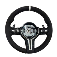 Volant de voiture en Alcantara pour BMW F30 F10 F15 F36 F16 F26 F20 F22 F25 F32 M3 M5 E46 E60 E70 E90 E91 Volant sport M