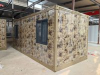 Maison préfabriquée pliable de 20 pieds de la marque ZhongHao à bas prix pour bureau, appartement, hôtel, installation rapide, couleur personnalisée