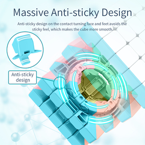 Moyu meilong Macaron 5x5 Magic <span class=keywords><strong>Cube</strong></span> 4x4x4 màu hồng <span class=keywords><strong>Cube</strong></span> Món Quà Giáng sinh đồ chơi cho đồ chơi trẻ em câu đố trò chơi cho trẻ em giáo dục - Product Image 6