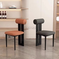 Chaise de salle à manger en bois massif minimaliste moderne nordique avec dossier doux CH-056 hippopotame pour maison hôtel Villa pour salon cuisine
